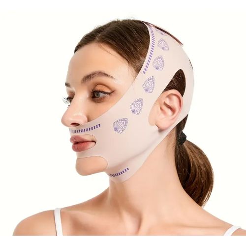 Masque Liftant pour le Visage en V et Bande Amincissante pour le Menton/les Joues