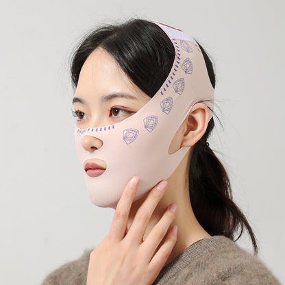 Masque Liftant pour le Visage en V et Bande Amincissante pour le Menton/les Joues